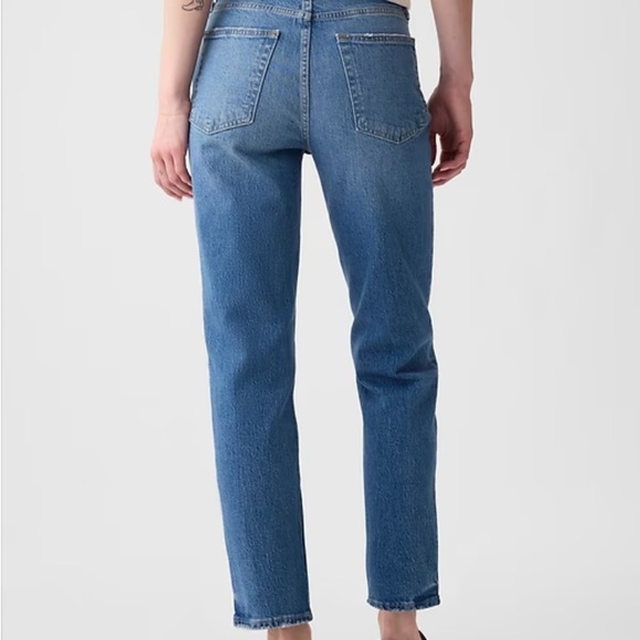 Gap High Rise Cheeky Straight Jeans 30/10 Light Indigo - Picture 2 of 8